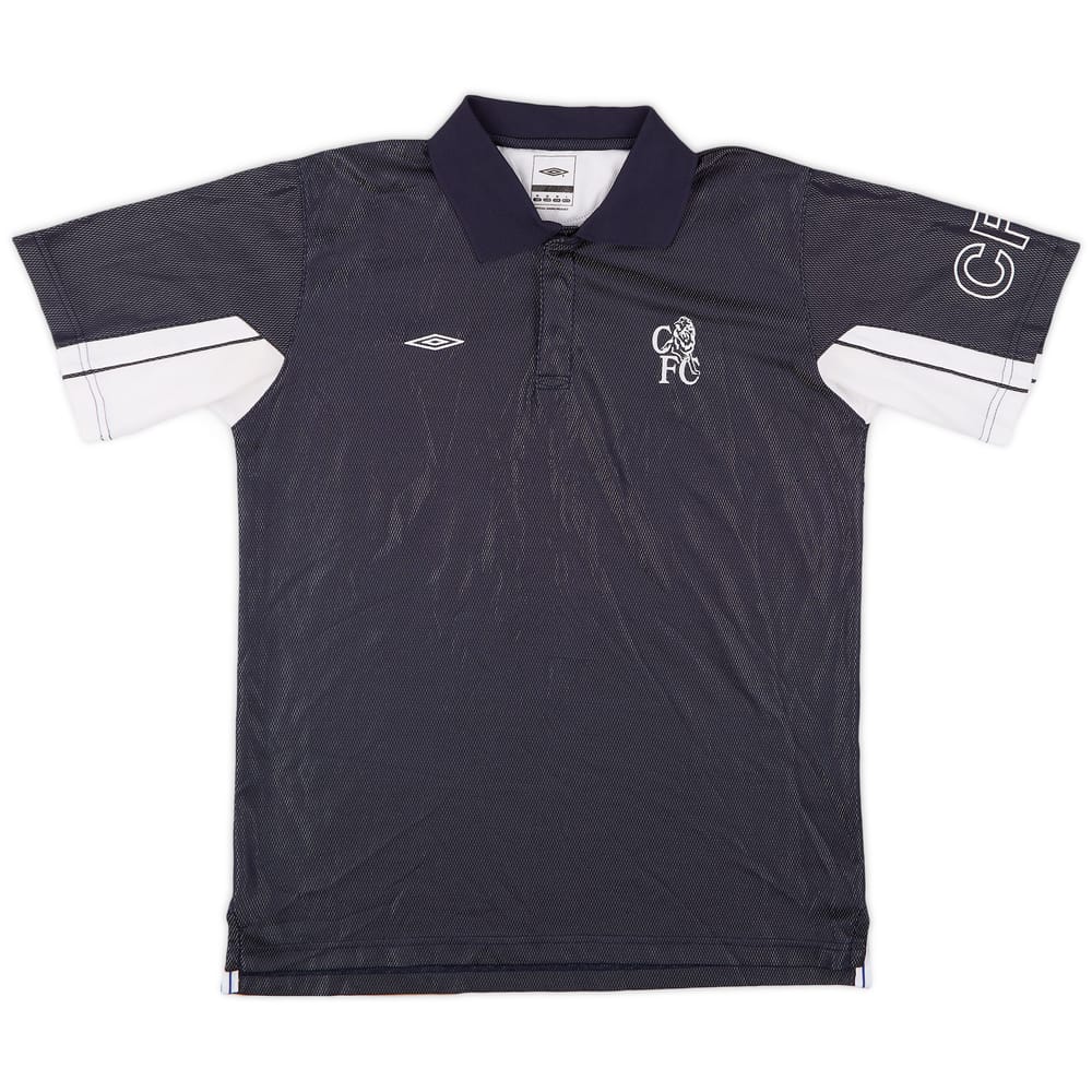 2001-02 Chelsea Umbro Polo Shirt - 9/10 - (M)