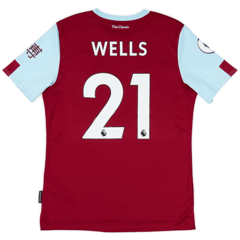 2019-20 Burnley Home Shirt Wells #21 - 9/10 - (M)