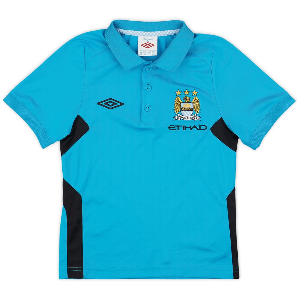 2011-12 Manchester City Umbro Polo Shirt - 9/10 - (S.Boys)
