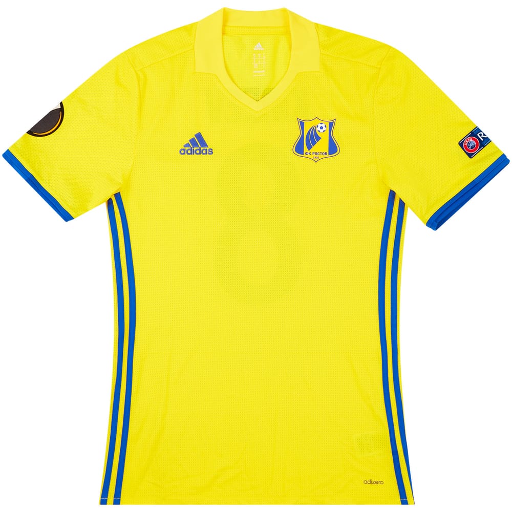 2016-17 FC Rostov Match Issue Europa League Home Shirt Kireev #8 (v Manchester United)