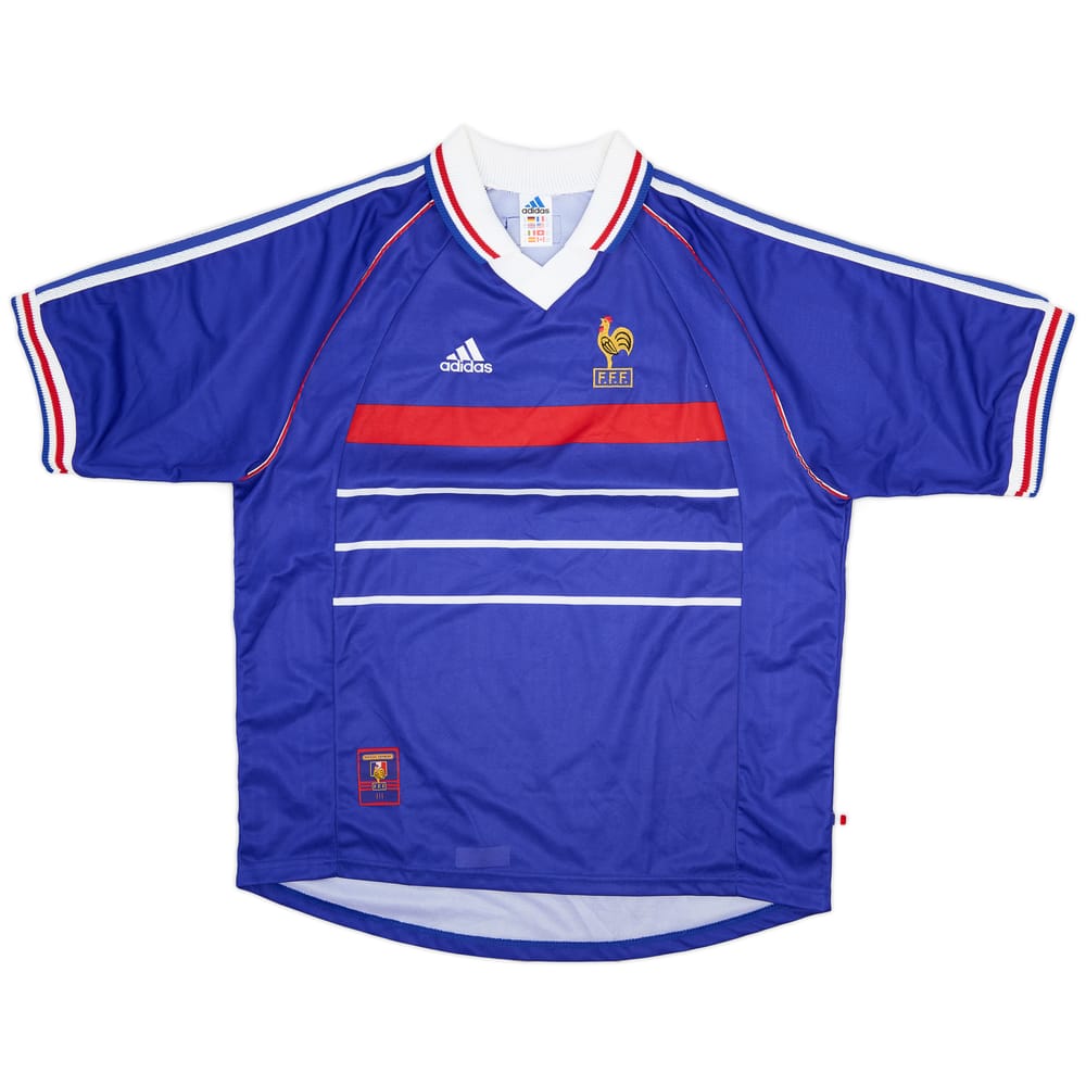 1998-00 France Home Shirt - 8/10 - (XL)