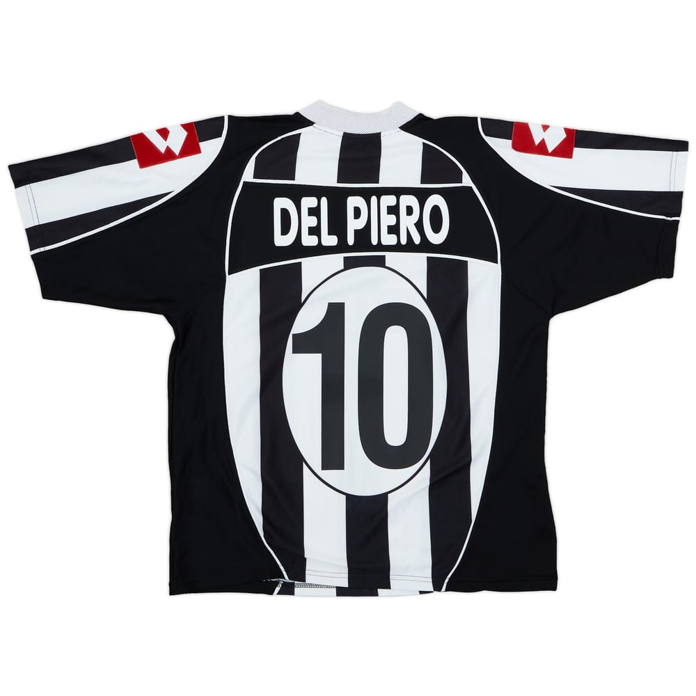 2002-03 Juventus Home Shirt Del Piero #10 - 8/10 - (L)