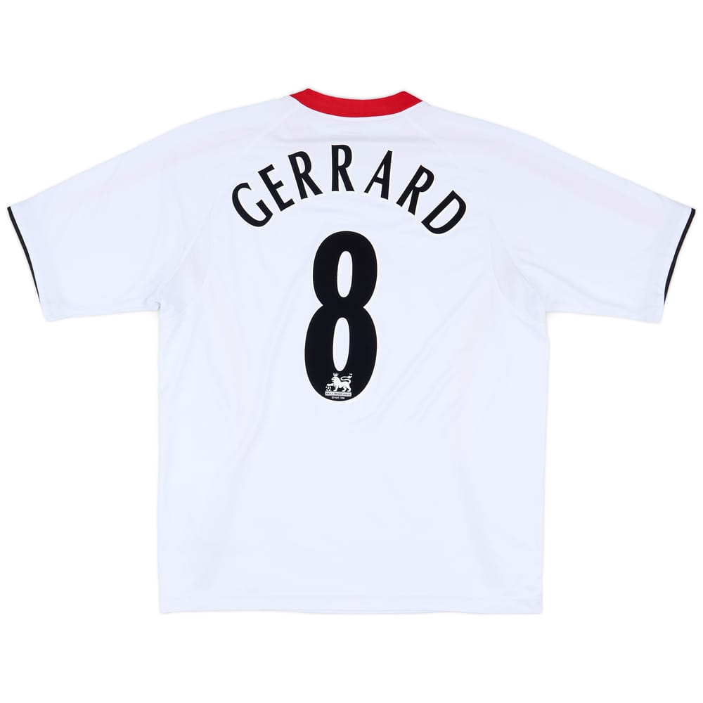 2005-06 Liverpool Away Shirt Gerrard #8 - 7/10 - (L)