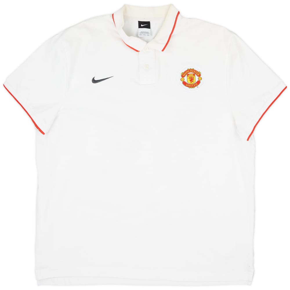 2010-11 Manchester United Nike Polo Shirt - 8/10 - (XXL)