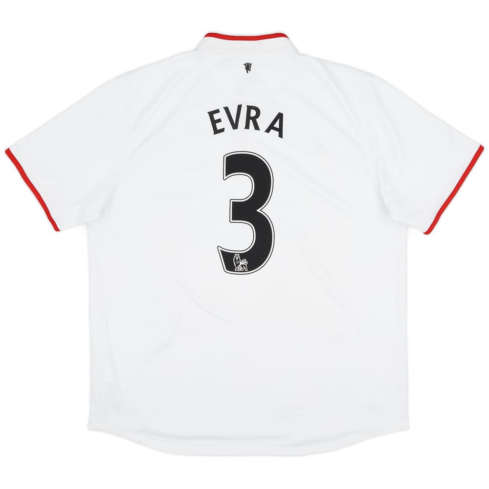 2012-14 Manchester United Away Shirt Evra #3 - 6/10 - (XL)