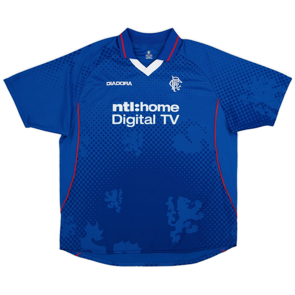2002-03 Rangers Home Shirt - 9/10 - (XXL)