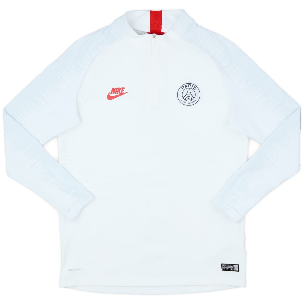 2019-20 Paris Saint-Germain Nike Vaporknit 1/4 Zip Drill Top - 7/10 - (M)