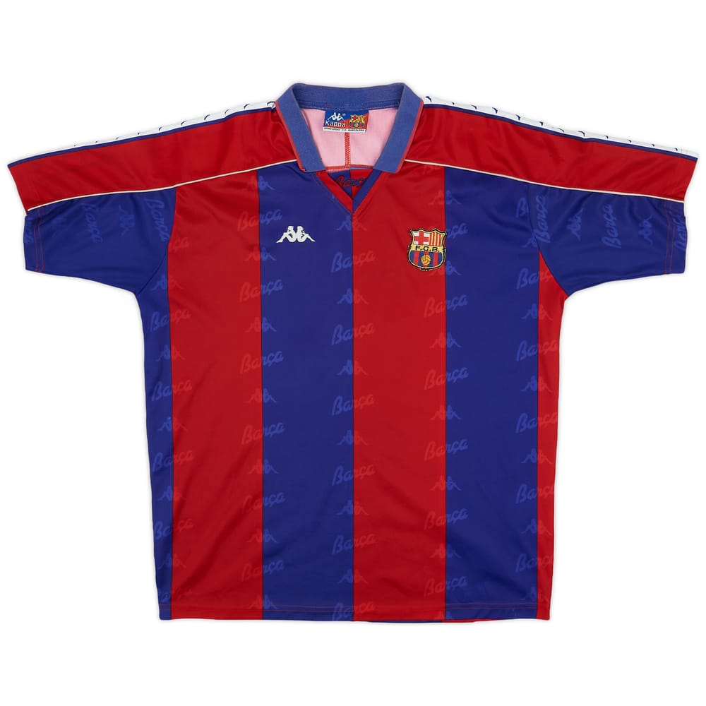 1992-95 Barcelona Home Shirt - 8/10 - (XL)