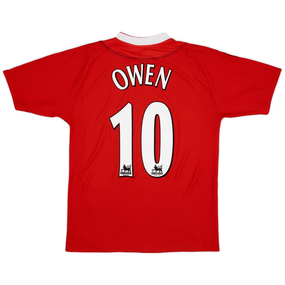 2002-04 Liverpool Home Shirt Owen #10 - 7/10 - (M)