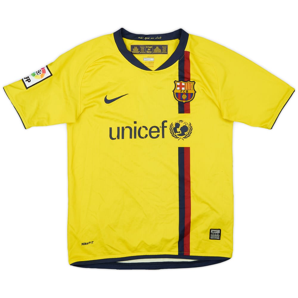 2008-10 Barcelona Away Shirt - 5/10 - (M.Boys)
