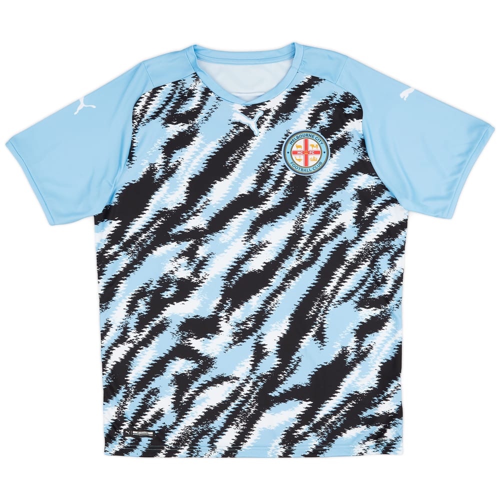 2021-22 Melbourne City Puma Pre-Match Training Shirt - 9/10