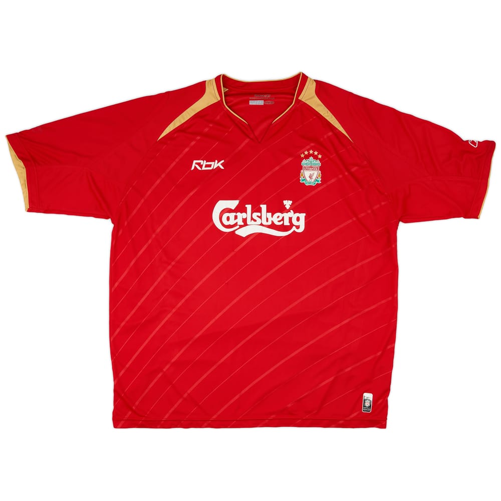 2005-06 Liverpool CL Home Shirt - 5/10 - (XXL)