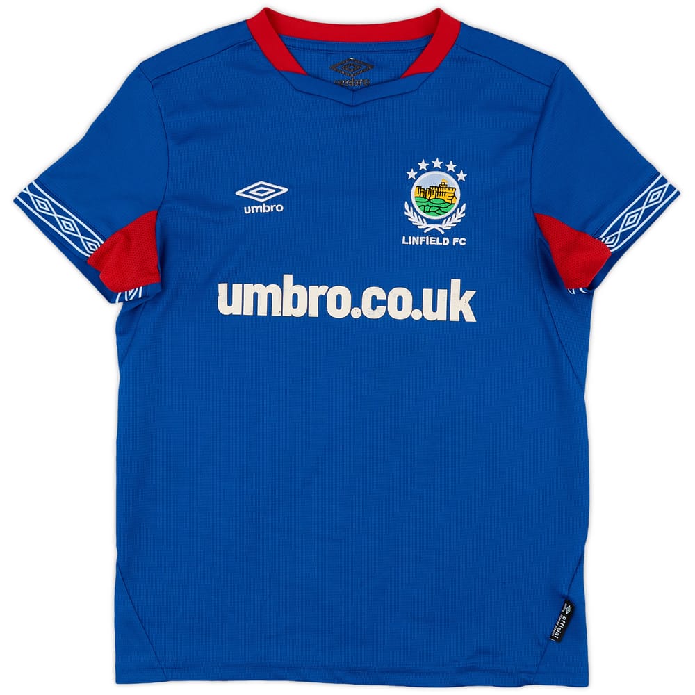 2019-21 Linfield Home Shirt - 6/10 - (L.Boys)