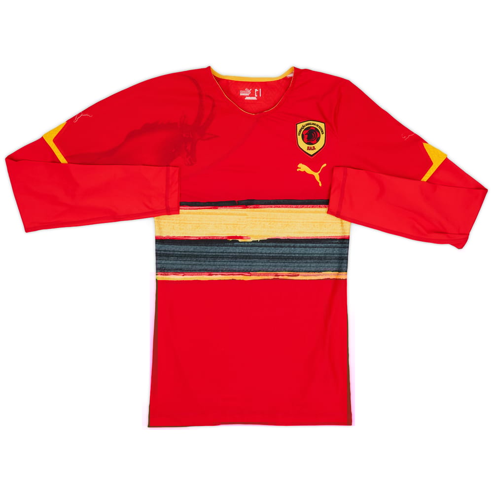 2010 Angola Player Issue Home L/S Shirt - 5/10 - (M)
