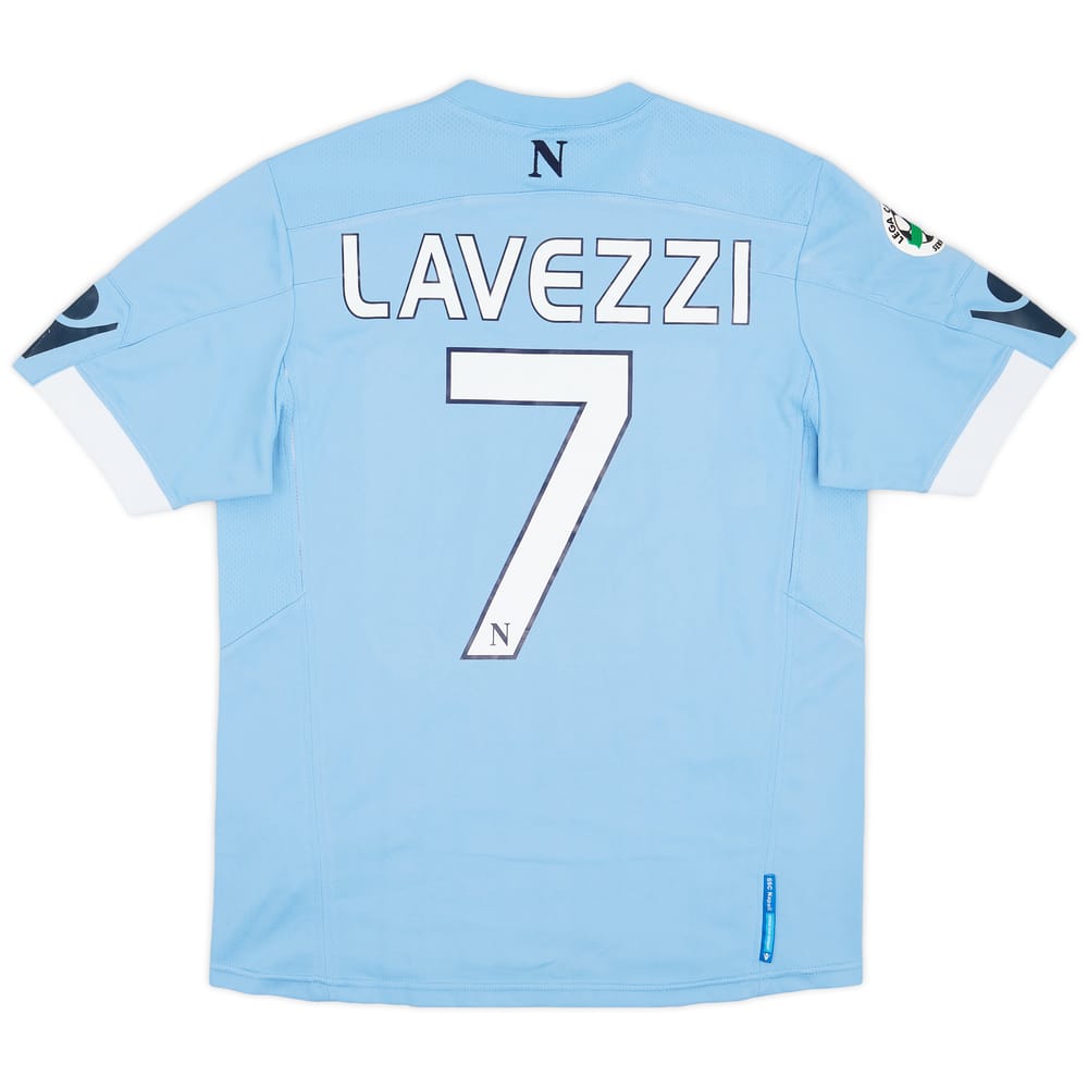 2010-11 Napoli Home Shirt Lavezzi #7 - 7/10 - (M)