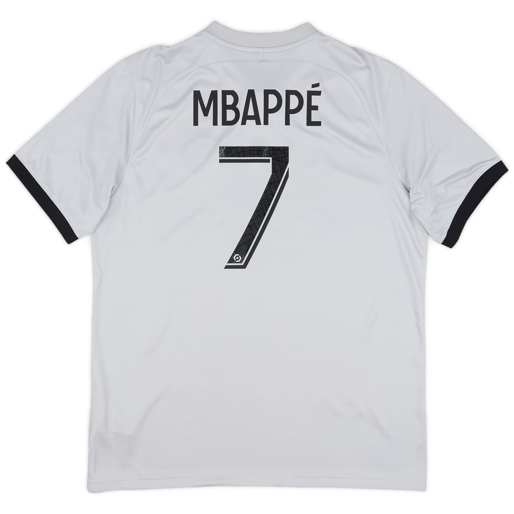 2022-23 Paris Saint-Germain Away Shirt Mbappe #7 (L)
