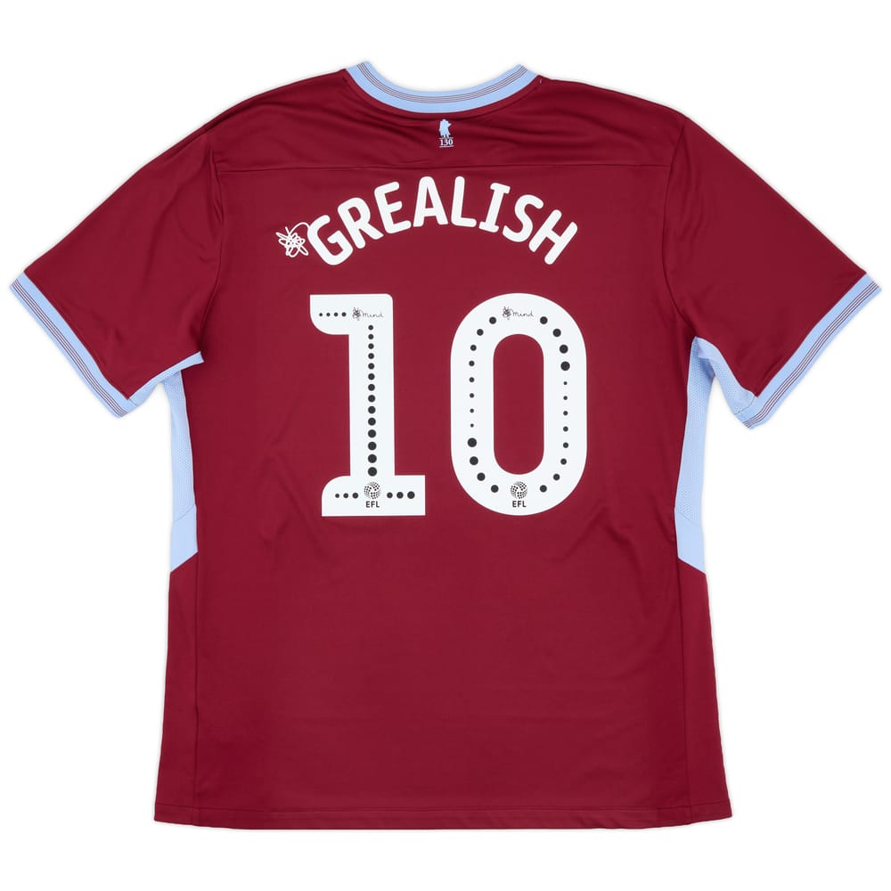 2018-19 Aston Villa Home Shirt Grealish #10 - 9/10 - (XL)
