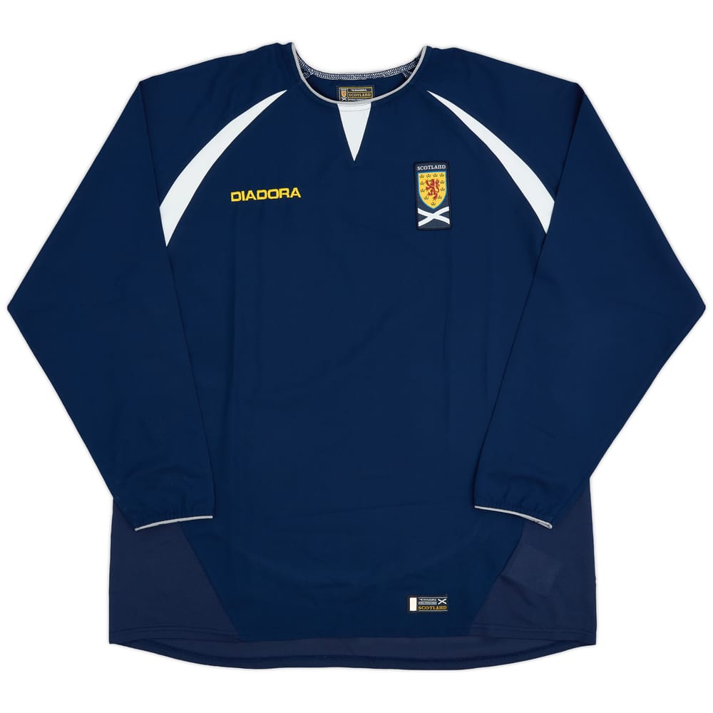 2003-05 Scotland Home L/S Shirt - 9/10 - (XL)