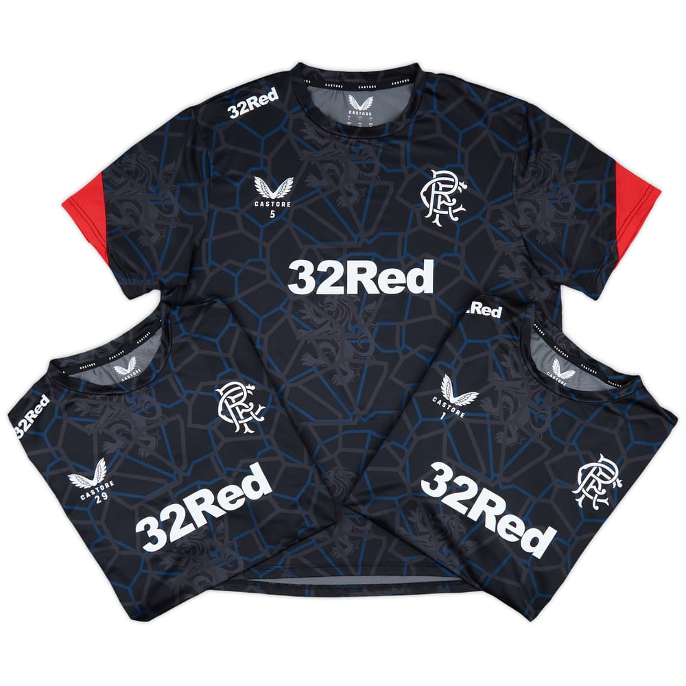2024-25 Rangers Player Issue Pre-Match Shirt # - 7/10