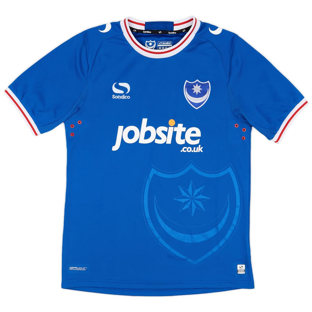 2017-18 Portsmouth Home Shirt - 9/10 - (S)