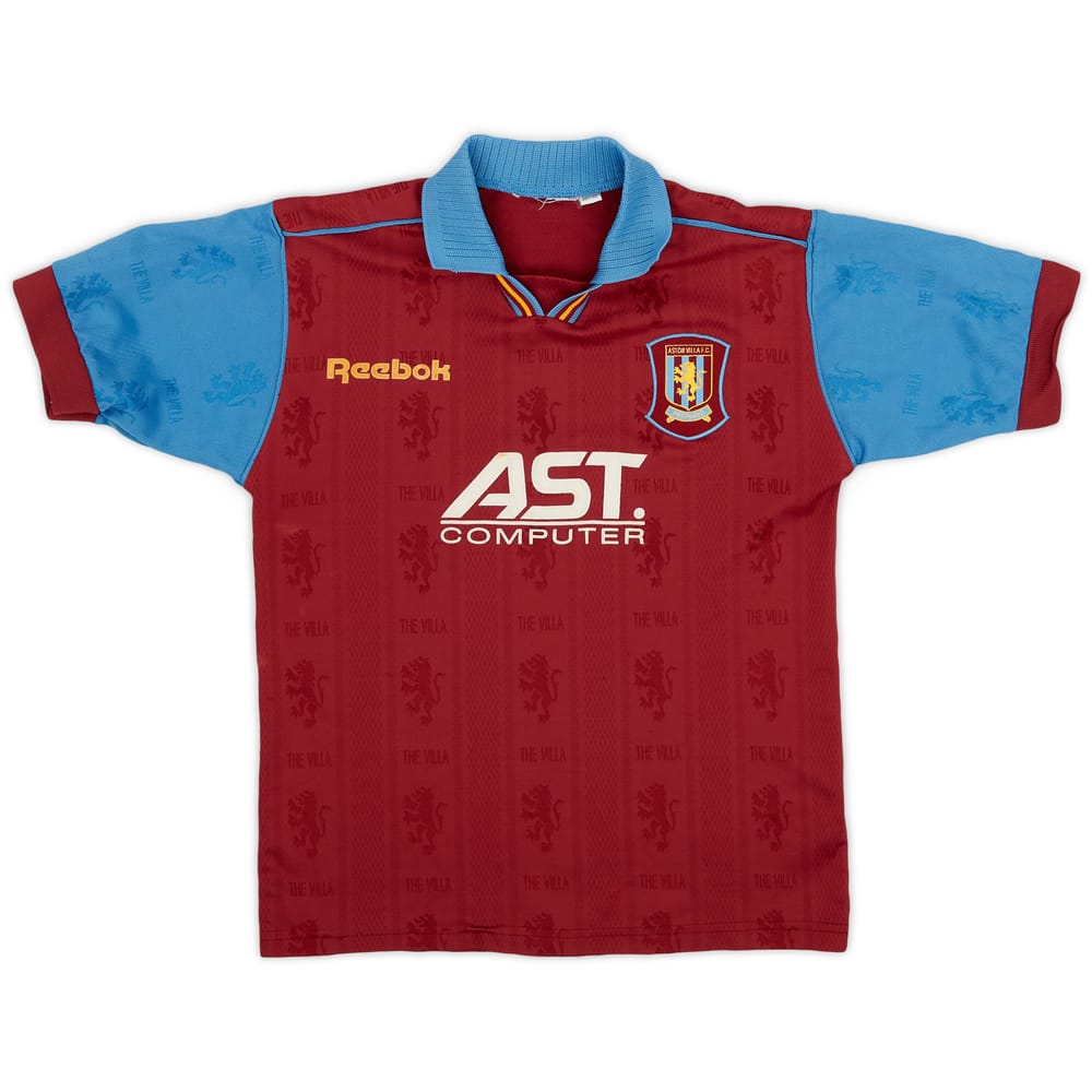 1995-97 Aston Villa Home Shirt - 7/10 - (M.Boys)