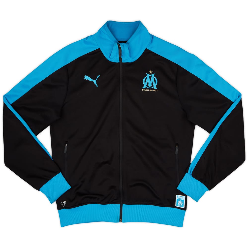 2017-18 Olympique Marseille Puma Track Jacket - 9/10 - (M)