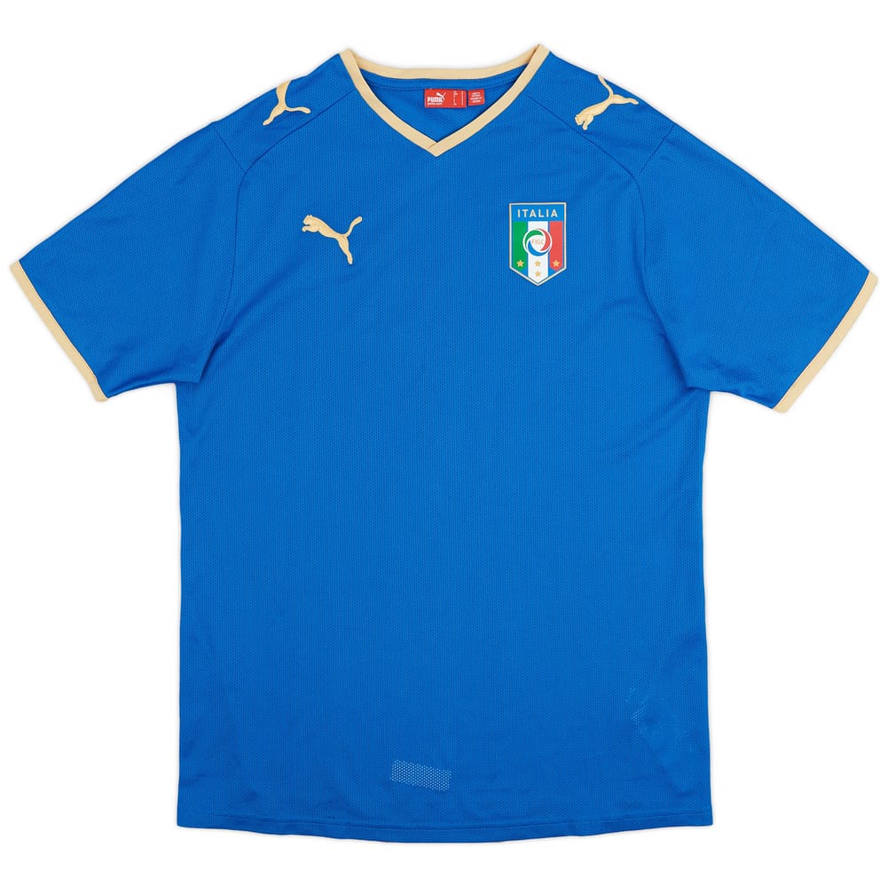 2007-08 Italy Basic Home Shirt - 10/10 - (S)