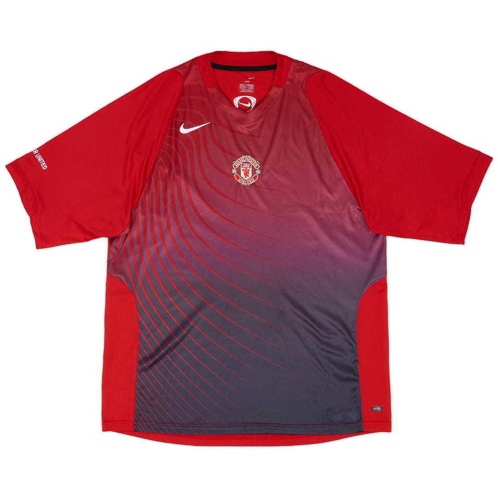 2006-07 Manchester United Nike Training Shirt - 9/10 - (L)