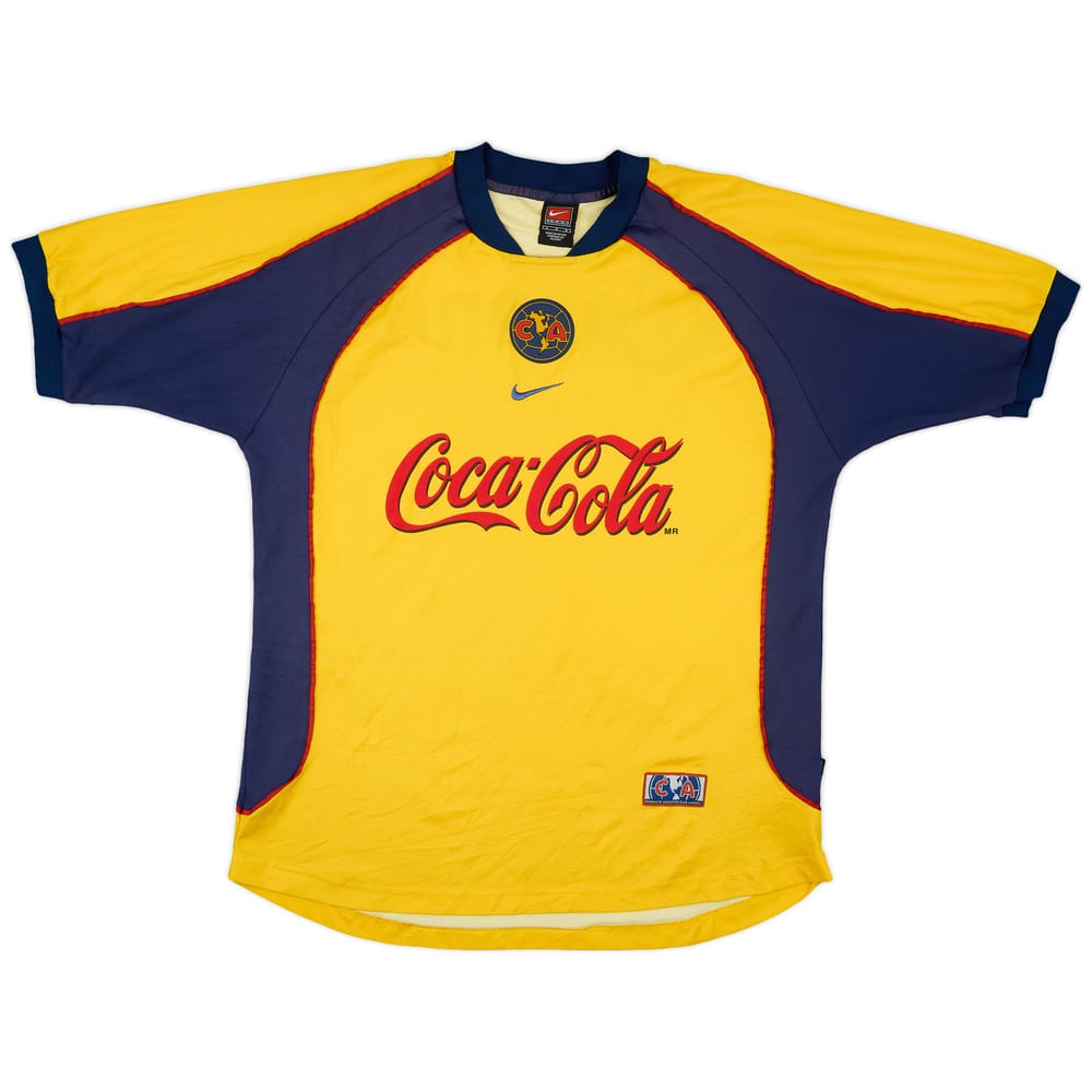 2001-02 Club America Home Shirt - 8/10 - (L)