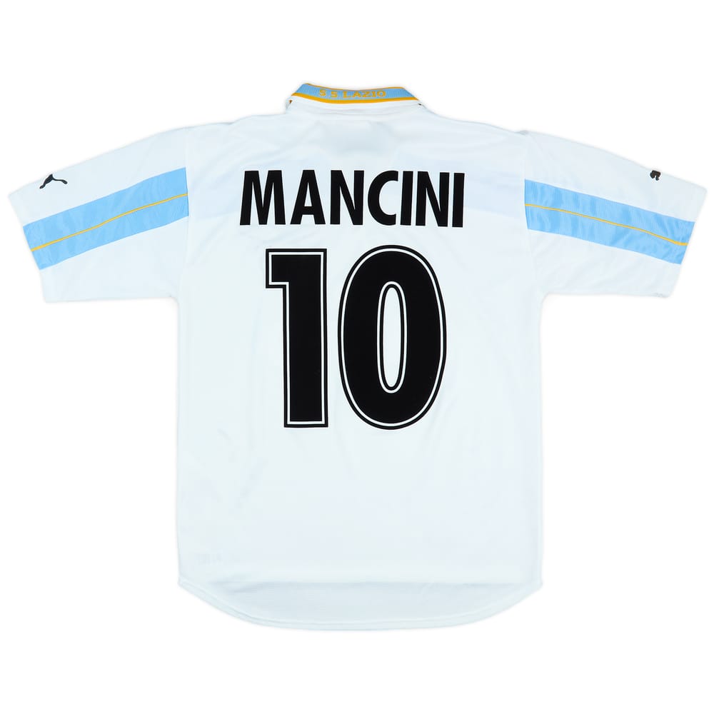 1999-00 Lazio Centenary Home Shirt Mancini #10 - 7/10 - (S)