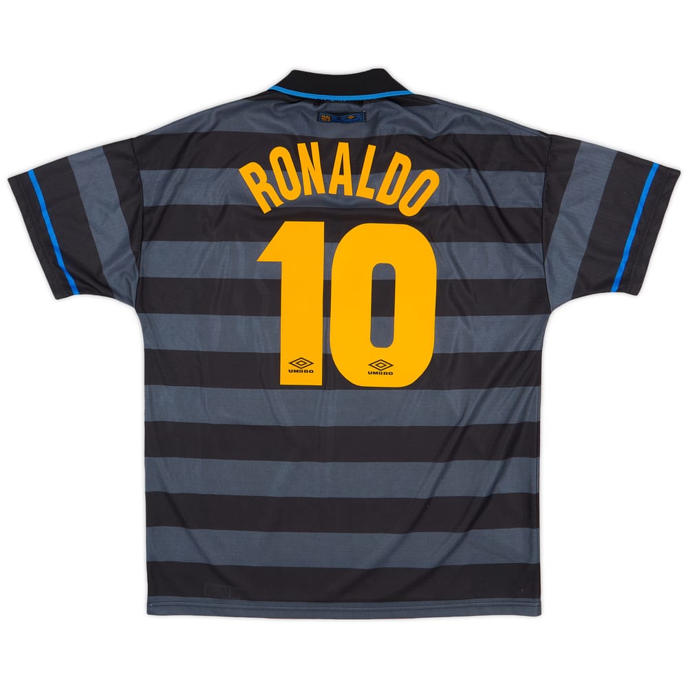 1997-98 Inter Milan Third Shirt Ronaldo #10 - 8/10 - (XL)
