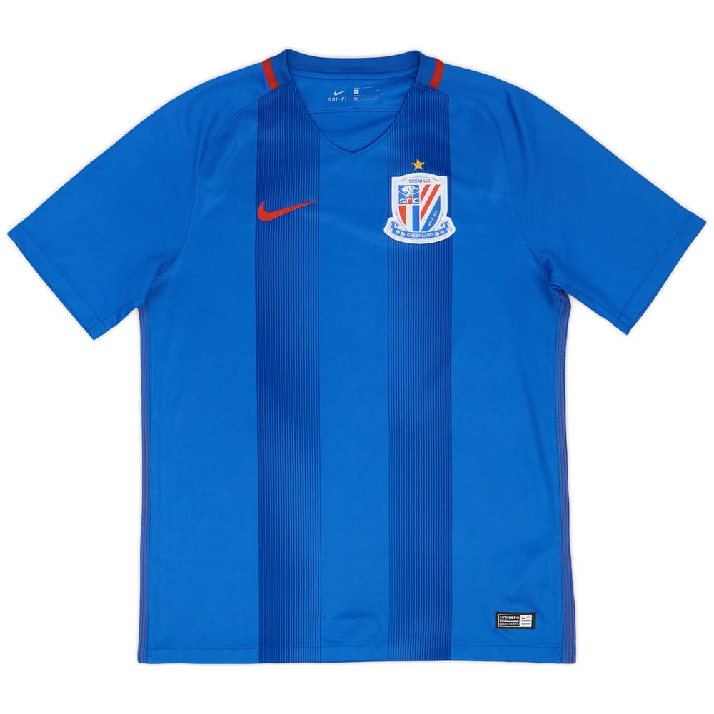 2017 Shanghai Shenhua Home Shirt - 9/10 - (L)