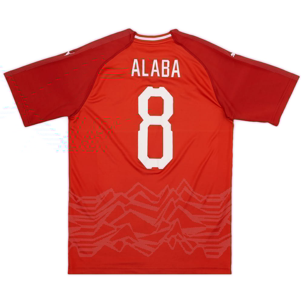 2018-19 Austria Home Shirt Alaba #8 - 7/10 - (M)