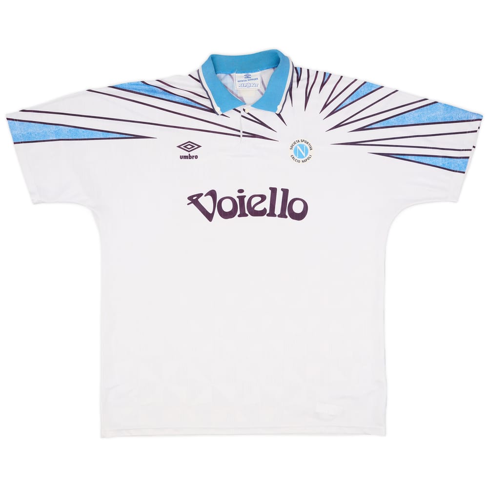 1991-93 Napoli Away Shirt - 8/10 - (XL)
