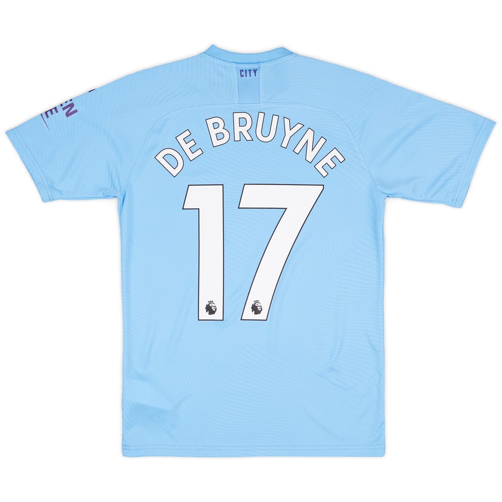 2019-20 Manchester City Authentic Home Shirt De Bruyne #17