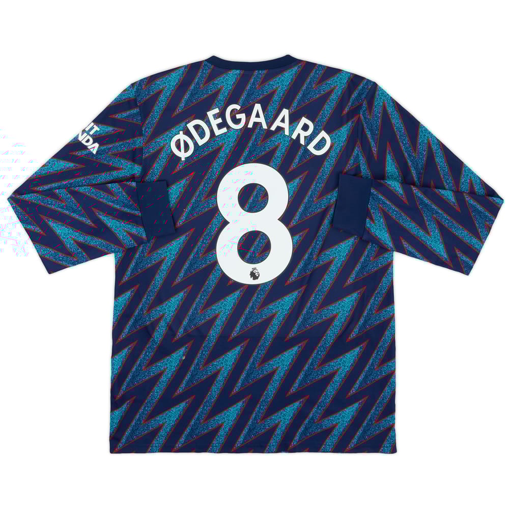 2021-22 Arsenal Third L/S Shirt Odegaard #8 - 7/10 - (M)