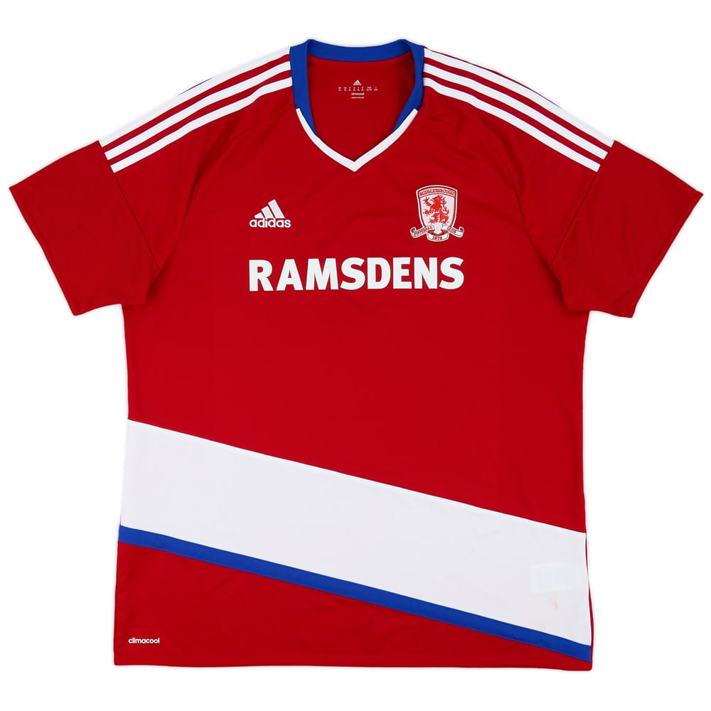 2016-17 Middlesbrough Home Shirt - 6/10 - (XL)