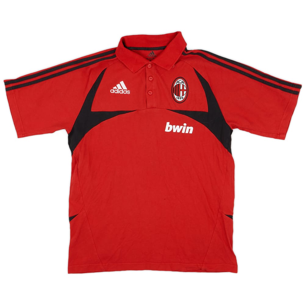 2007-08 AC Milan adidas Polo Shirt - 8/10 - (S)