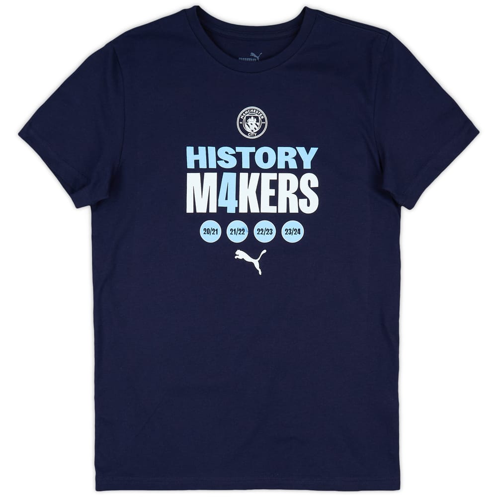 2024-25 Manchester City Puma Winners Tee (L.Kids)