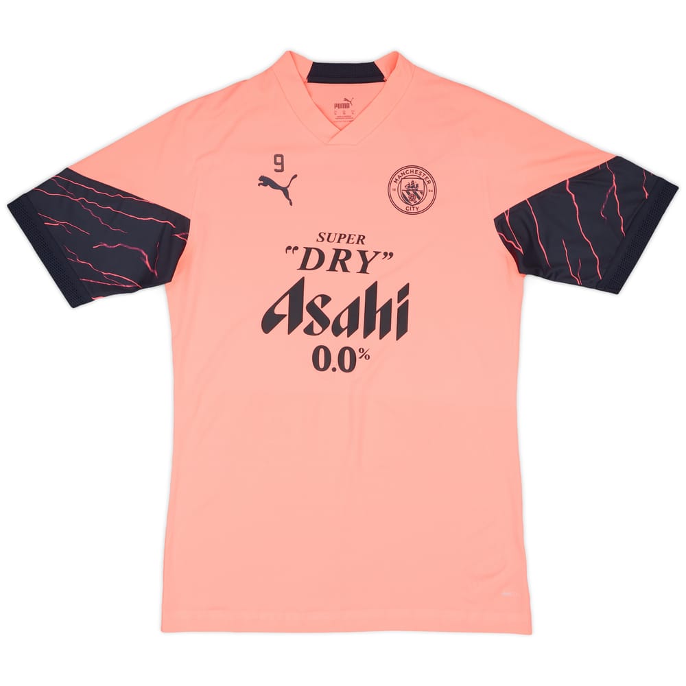 2024-25 Manchester City Player Issue Training Shirt #9 (Haaland) - (XL)