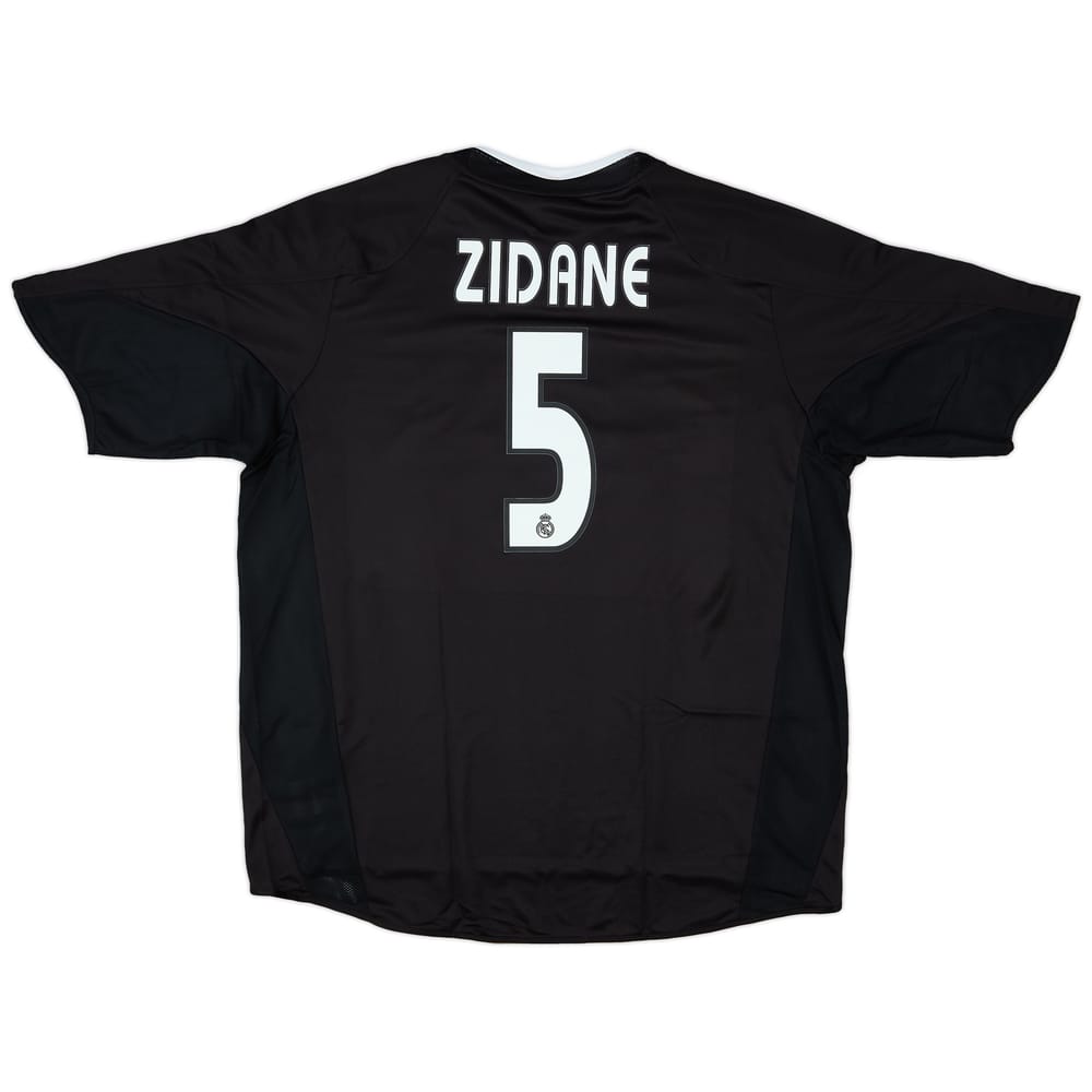 2004-05 Real Madrid Away Shirt Zidane #5 (XL)