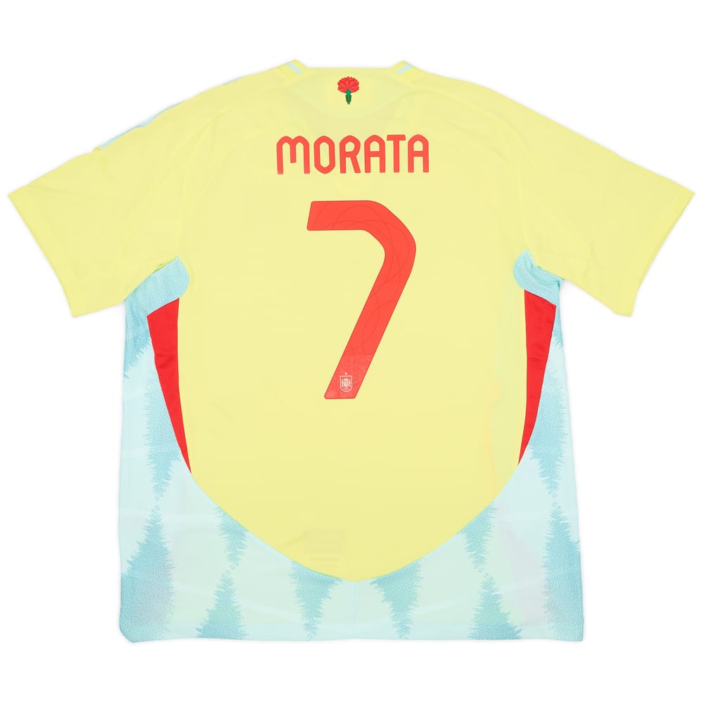 2024-25 Spain Authentic Away Shirt Morata #7 (XL)