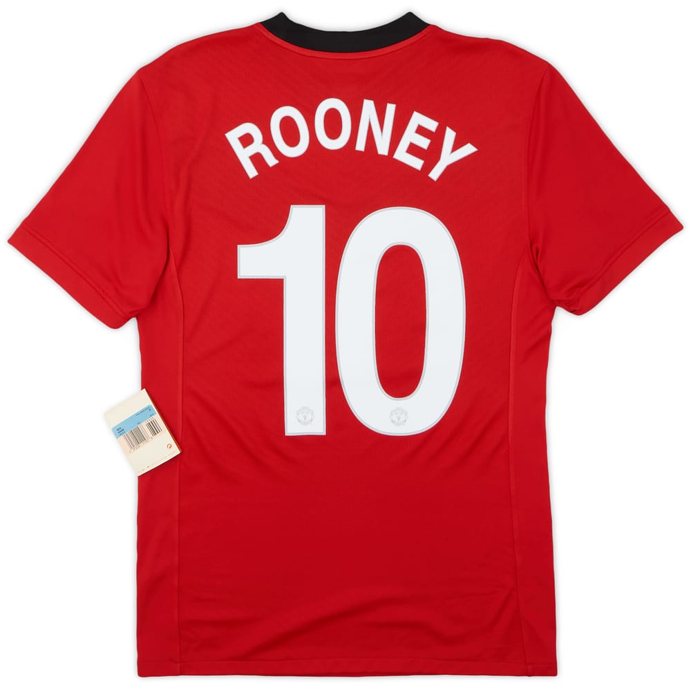 2009-10 Manchester United Player Issue Home Shirt Rooney #10 (M)