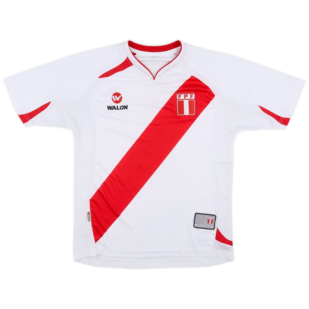 2007-09 Peru Home Shirt #6 - 7/10 - (S)