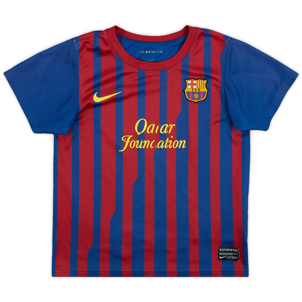 2011-12 Barcelona Home Shirt - 6/10 - (4-5 Years)