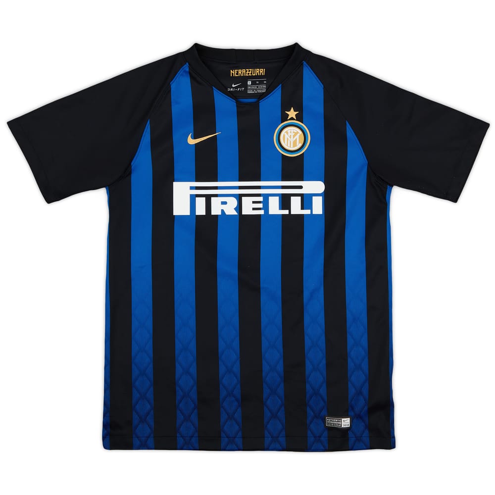 2018-19 Inter Milan Home Shirt - 9/10 - (XL.Boys)