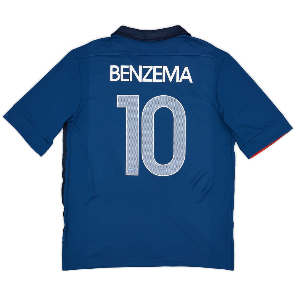 2011-12 France Home Shirt Benzema #10 - 5/10 - (L)