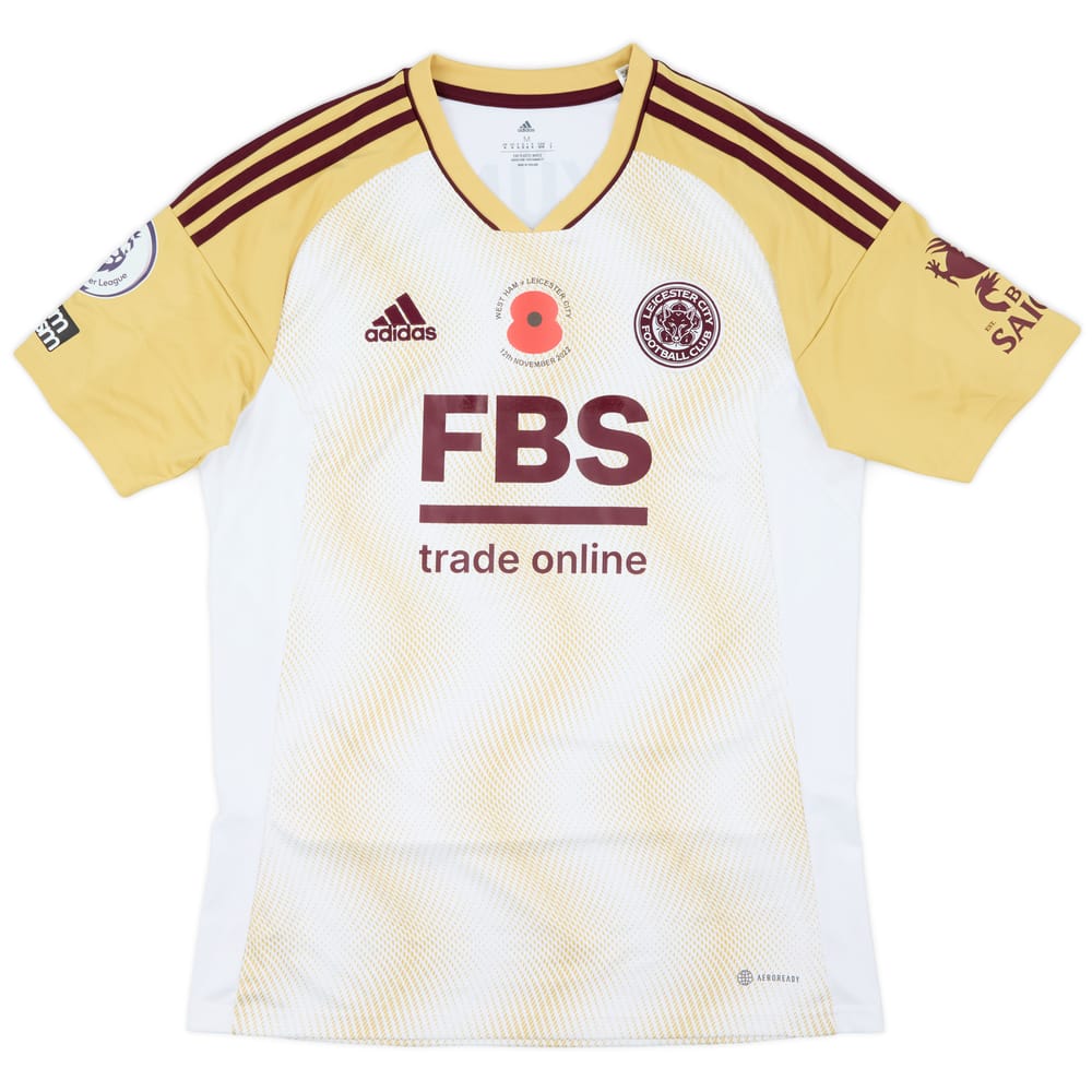 2022-23 Leicester Match Issue Third Shirt Soyuncu #4 (v West Ham)