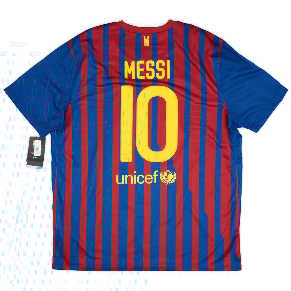 2011-12 Barcelona Home Shirt Messi #10 (XXL)