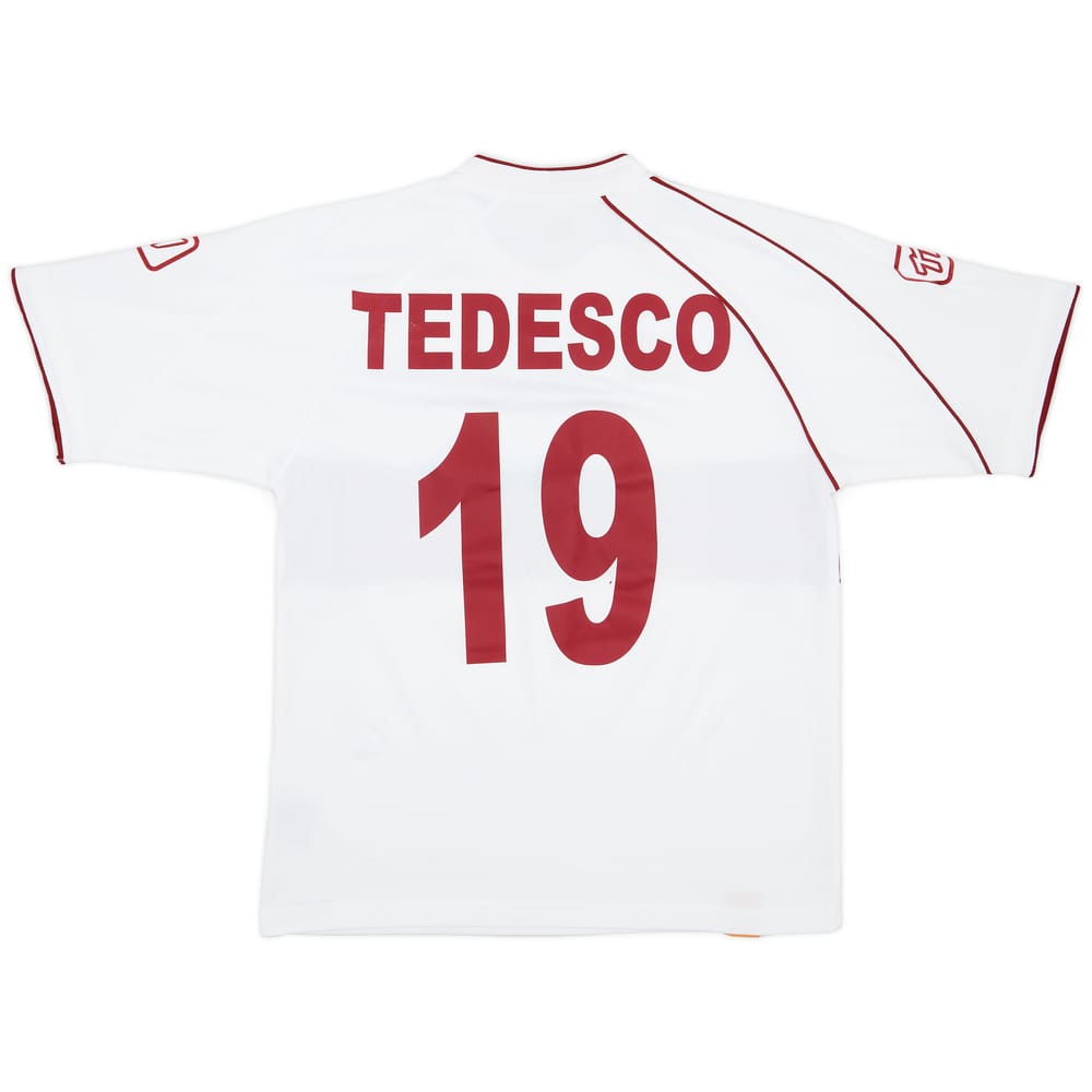 2005-06 Reggina Away Shirt Tedesco #19 - 6/10 - (L)